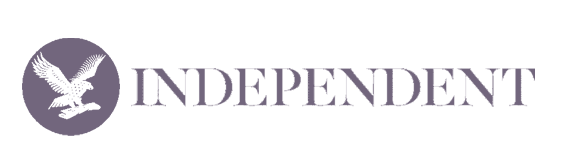 The Independent newspaper logo featuring a circular icon with an eagle.